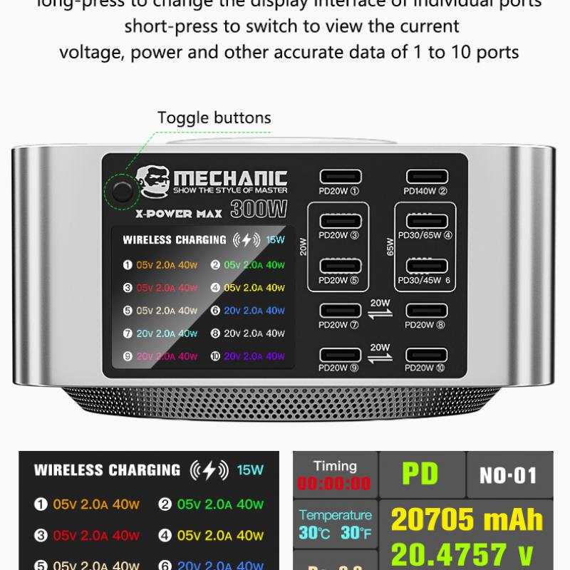 MECHANIC Desktop superfast charger